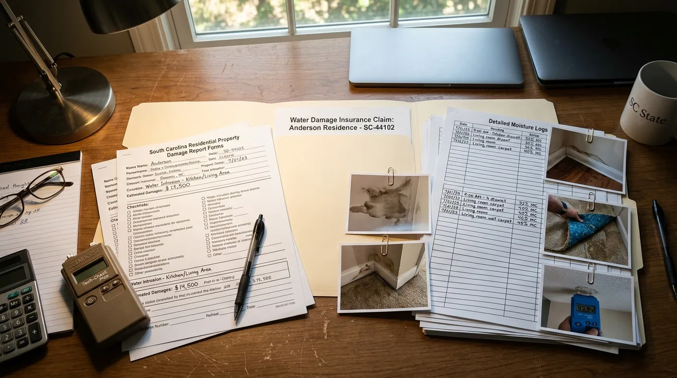 How to File a Water Damage Insurance Claim in Spartanburg County